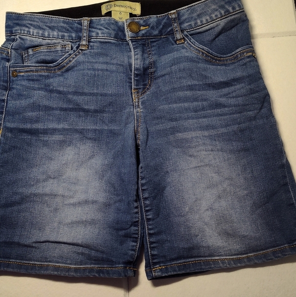 Democracy Long Bermuda Shorts Ab Technology Size 6 #453 - Picture 1 of 3
